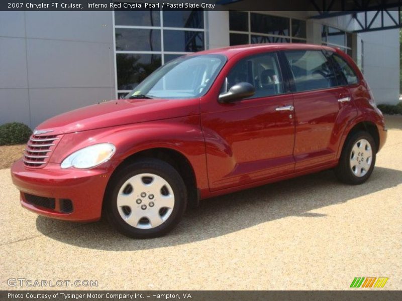 Inferno Red Crystal Pearl / Pastel Slate Gray 2007 Chrysler PT Cruiser