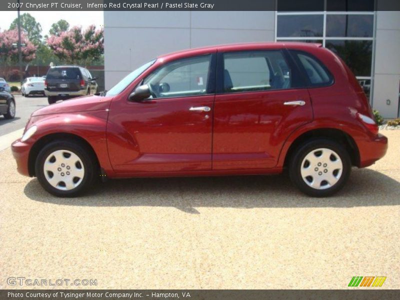 Inferno Red Crystal Pearl / Pastel Slate Gray 2007 Chrysler PT Cruiser