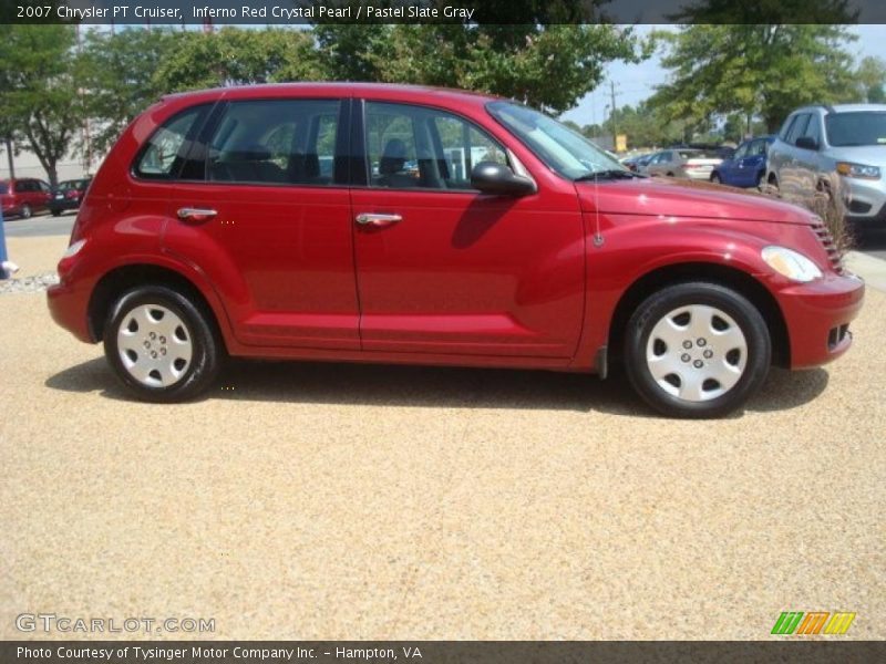 Inferno Red Crystal Pearl / Pastel Slate Gray 2007 Chrysler PT Cruiser