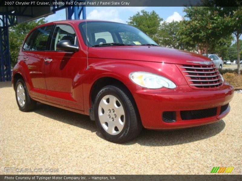 Inferno Red Crystal Pearl / Pastel Slate Gray 2007 Chrysler PT Cruiser