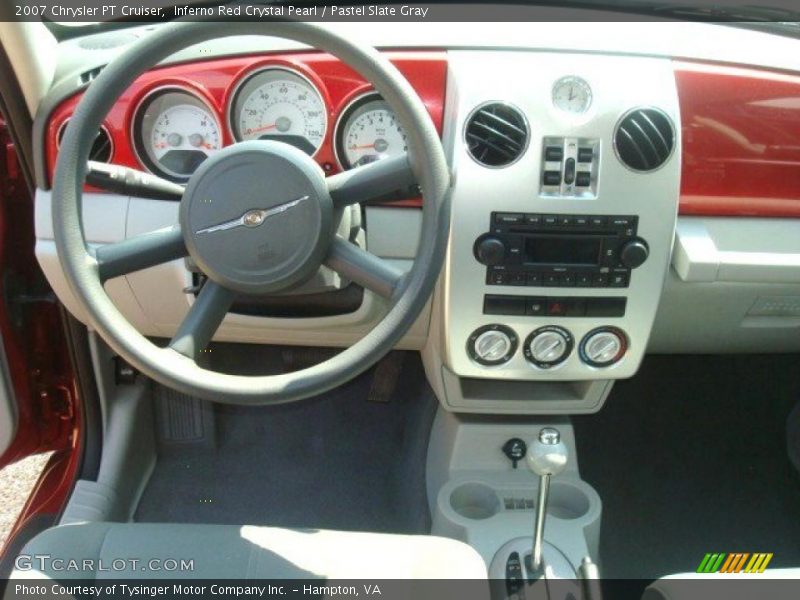 Inferno Red Crystal Pearl / Pastel Slate Gray 2007 Chrysler PT Cruiser