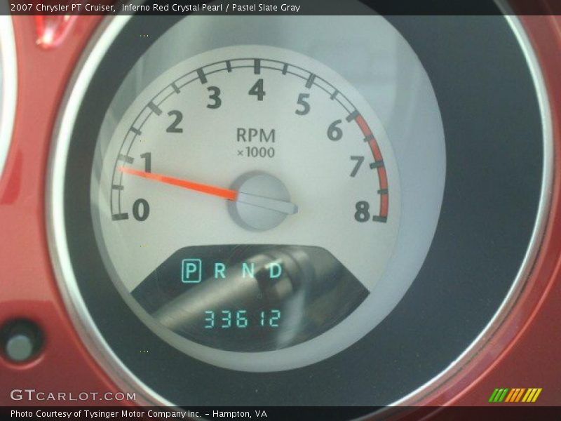 Inferno Red Crystal Pearl / Pastel Slate Gray 2007 Chrysler PT Cruiser