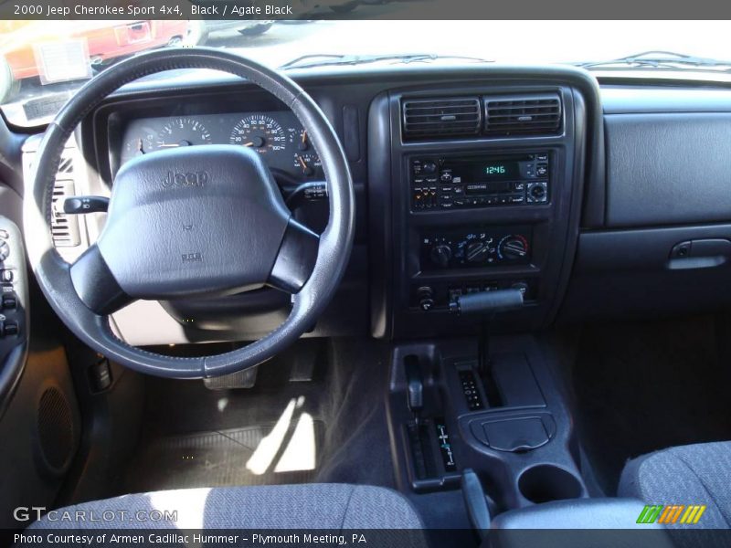 Black / Agate Black 2000 Jeep Cherokee Sport 4x4