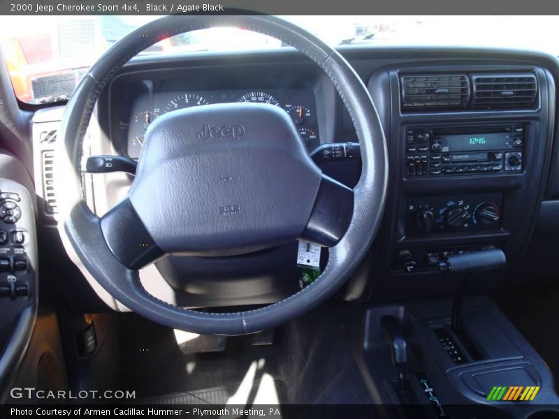 Black / Agate Black 2000 Jeep Cherokee Sport 4x4