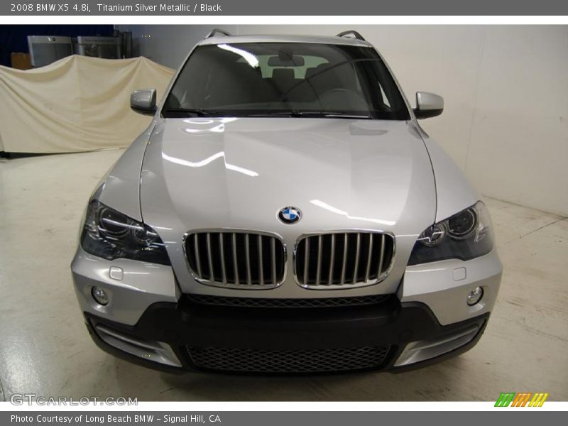 Titanium Silver Metallic / Black 2008 BMW X5 4.8i