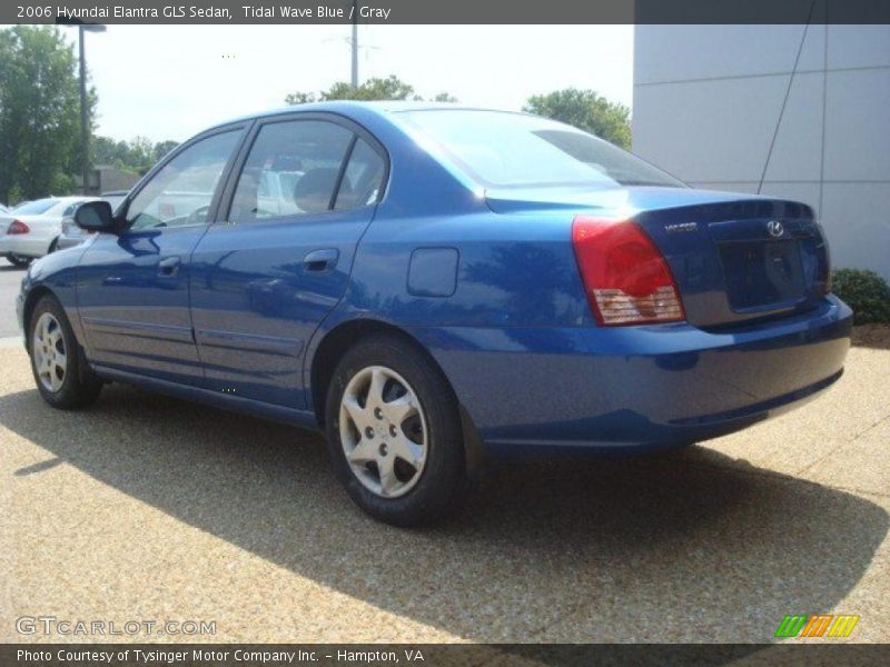 Tidal Wave Blue / Gray 2006 Hyundai Elantra GLS Sedan