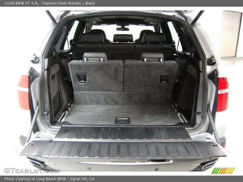 Titanium Silver Metallic / Black 2008 BMW X5 4.8i