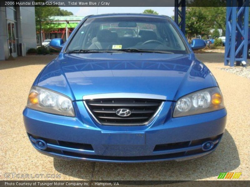 Tidal Wave Blue / Gray 2006 Hyundai Elantra GLS Sedan