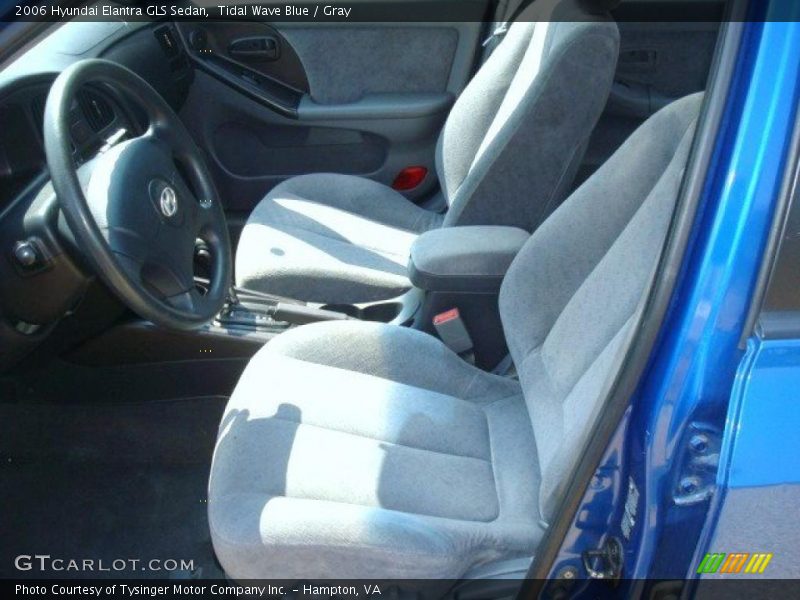 Tidal Wave Blue / Gray 2006 Hyundai Elantra GLS Sedan