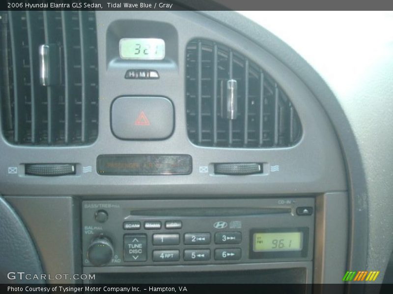 Tidal Wave Blue / Gray 2006 Hyundai Elantra GLS Sedan