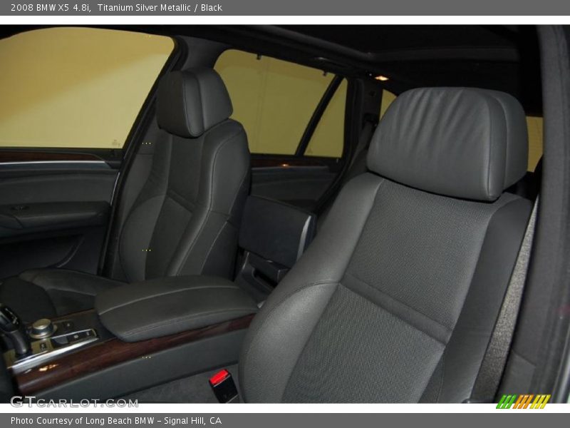 Titanium Silver Metallic / Black 2008 BMW X5 4.8i