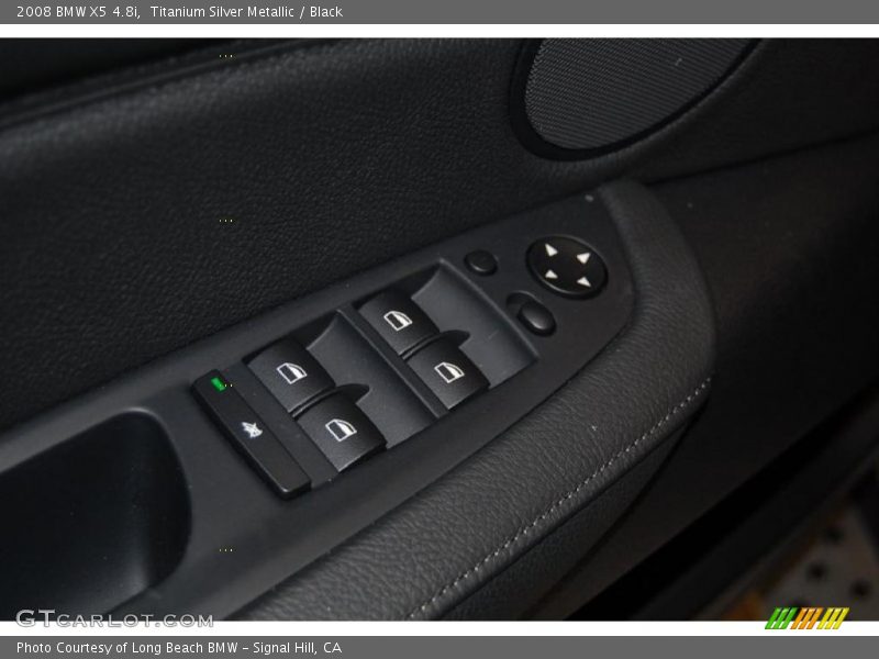 Titanium Silver Metallic / Black 2008 BMW X5 4.8i