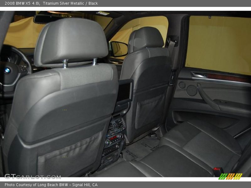 Titanium Silver Metallic / Black 2008 BMW X5 4.8i