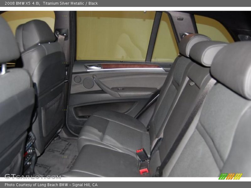 Titanium Silver Metallic / Black 2008 BMW X5 4.8i