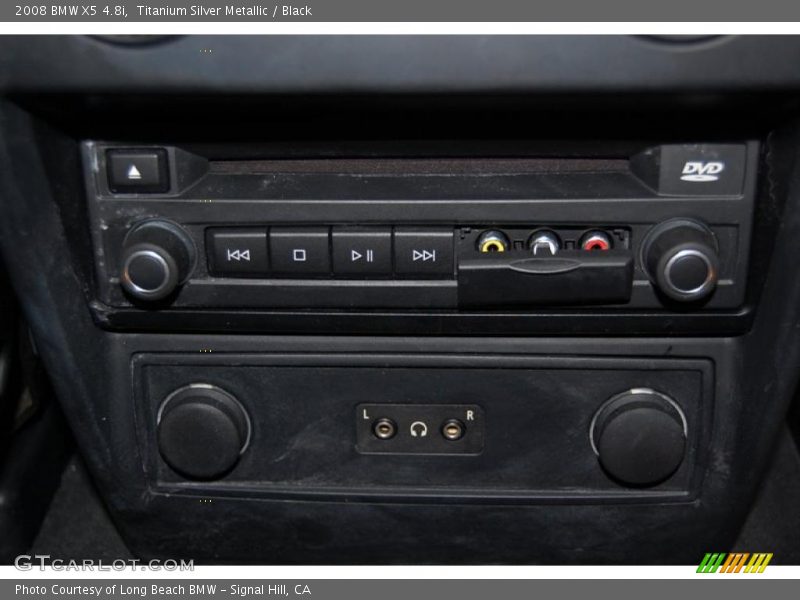 Titanium Silver Metallic / Black 2008 BMW X5 4.8i