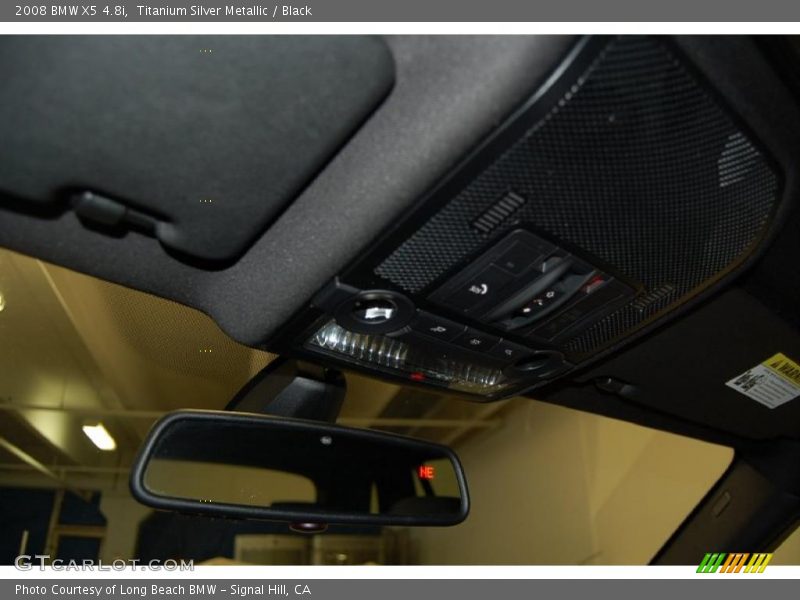 Titanium Silver Metallic / Black 2008 BMW X5 4.8i