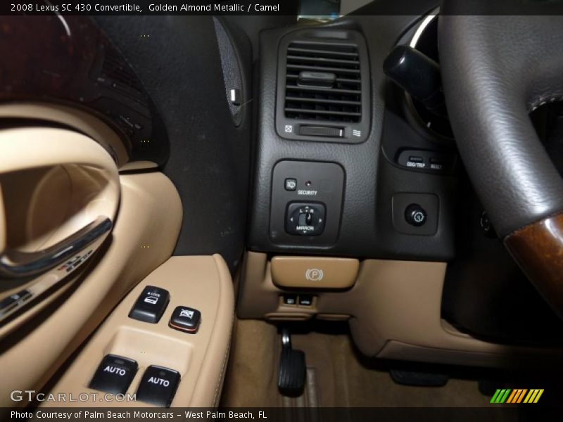 Golden Almond Metallic / Camel 2008 Lexus SC 430 Convertible