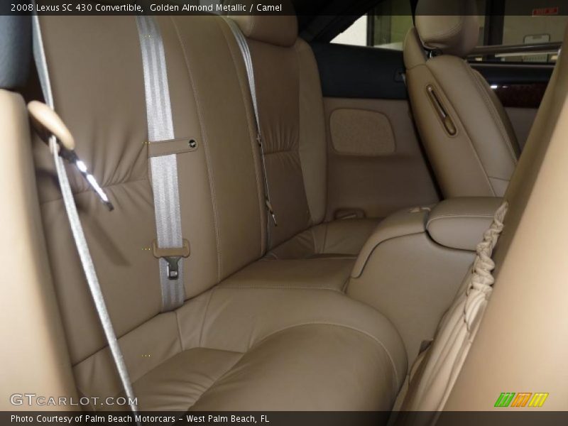 Golden Almond Metallic / Camel 2008 Lexus SC 430 Convertible