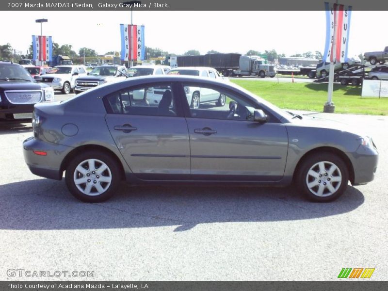 Galaxy Gray Mica / Black 2007 Mazda MAZDA3 i Sedan