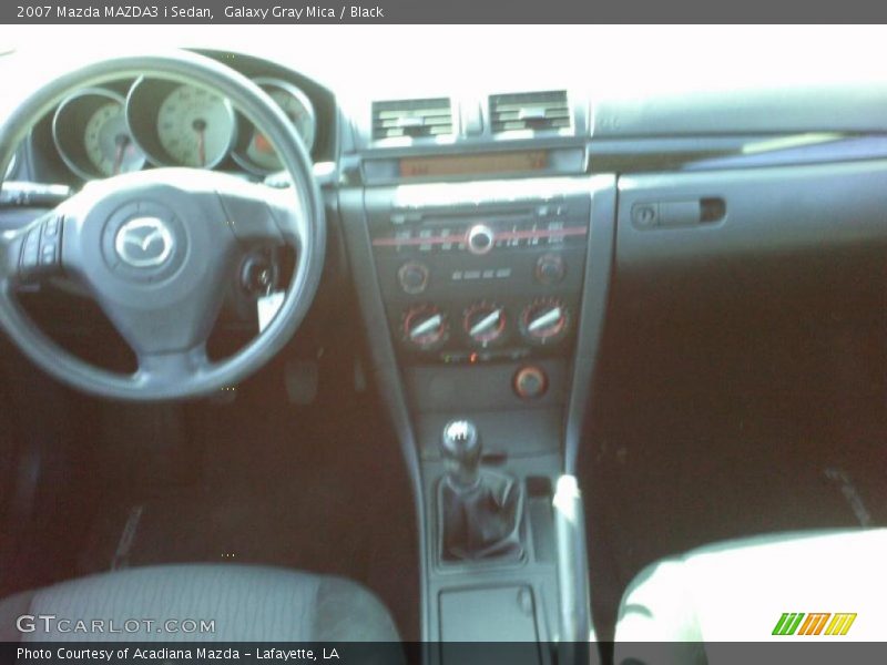 Galaxy Gray Mica / Black 2007 Mazda MAZDA3 i Sedan
