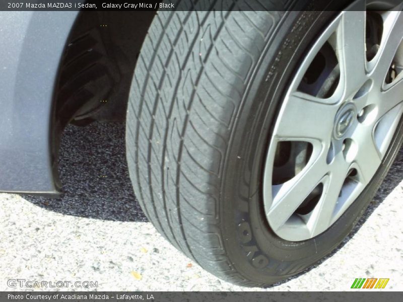 Galaxy Gray Mica / Black 2007 Mazda MAZDA3 i Sedan