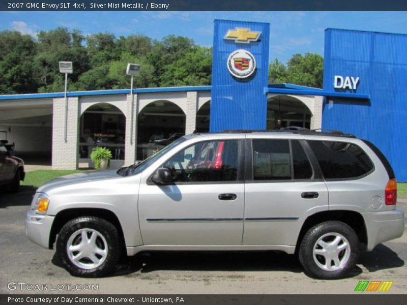 Silver Mist Metallic / Ebony 2007 GMC Envoy SLT 4x4