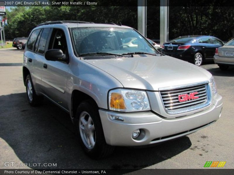 Silver Mist Metallic / Ebony 2007 GMC Envoy SLT 4x4
