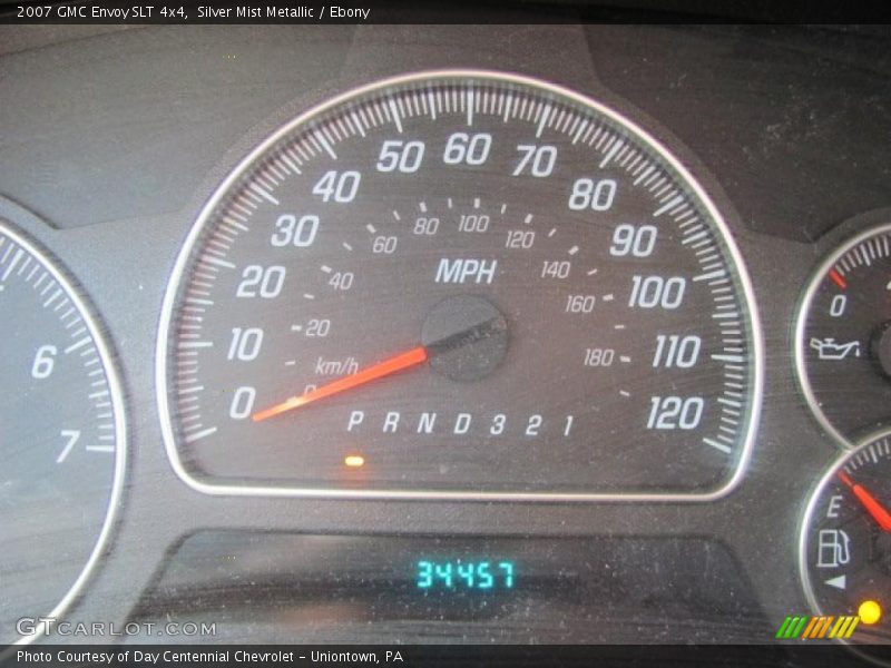 Silver Mist Metallic / Ebony 2007 GMC Envoy SLT 4x4