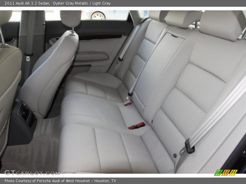 Oyster Gray Metallic / Light Gray 2011 Audi A6 3.2 Sedan