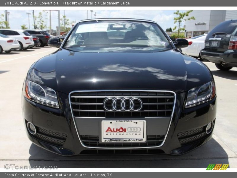 Teak Brown Metallic / Cardamom Beige 2011 Audi A5 2.0T Convertible
