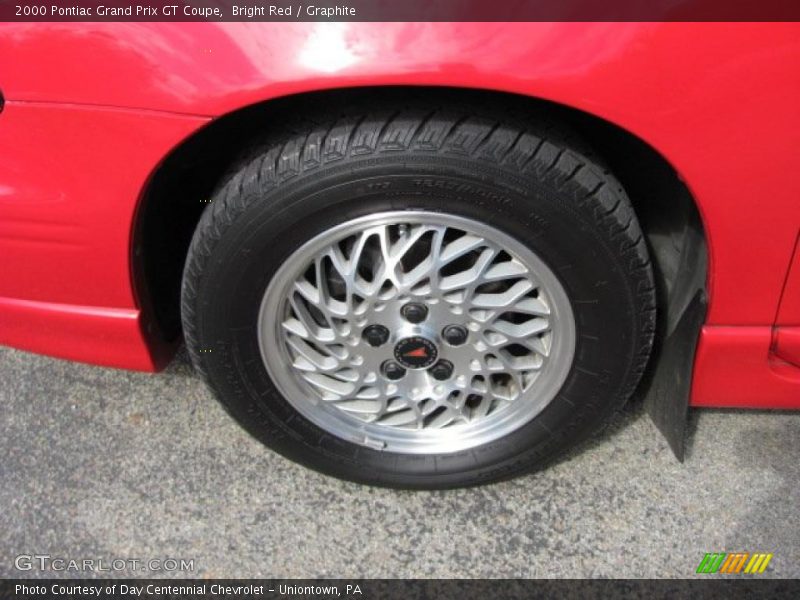 Bright Red / Graphite 2000 Pontiac Grand Prix GT Coupe