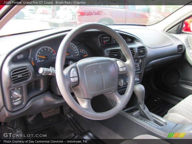 Bright Red / Graphite 2000 Pontiac Grand Prix GT Coupe