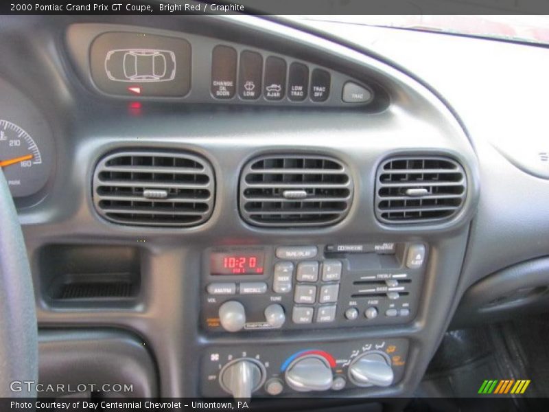Bright Red / Graphite 2000 Pontiac Grand Prix GT Coupe