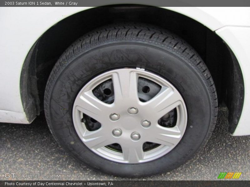 White / Gray 2003 Saturn ION 1 Sedan
