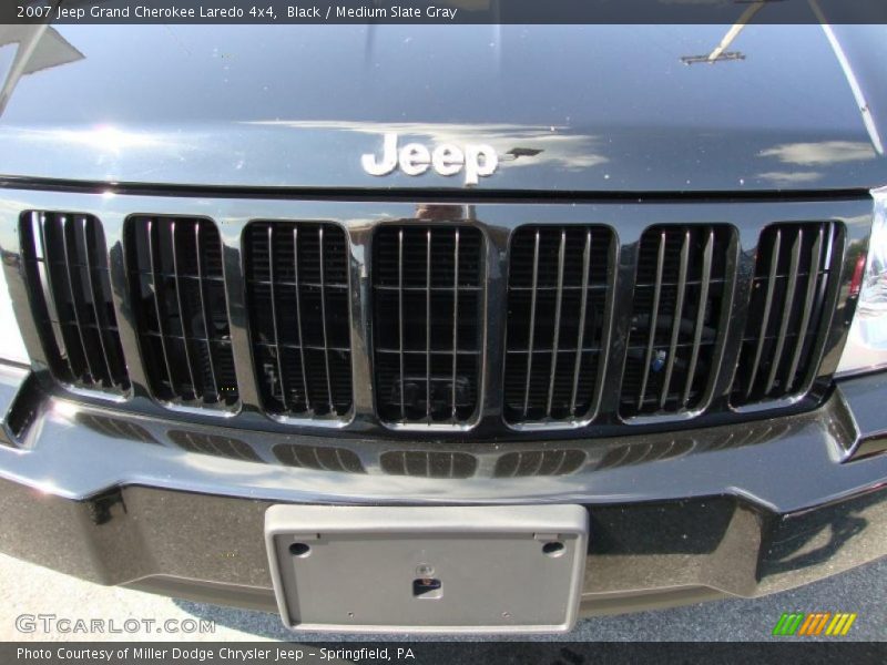 Black / Medium Slate Gray 2007 Jeep Grand Cherokee Laredo 4x4