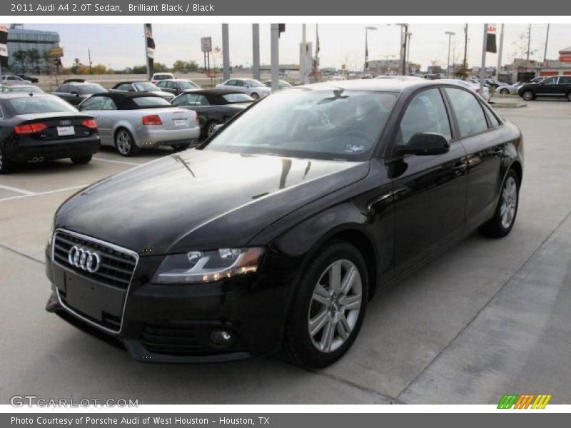 Brilliant Black / Black 2011 Audi A4 2.0T Sedan