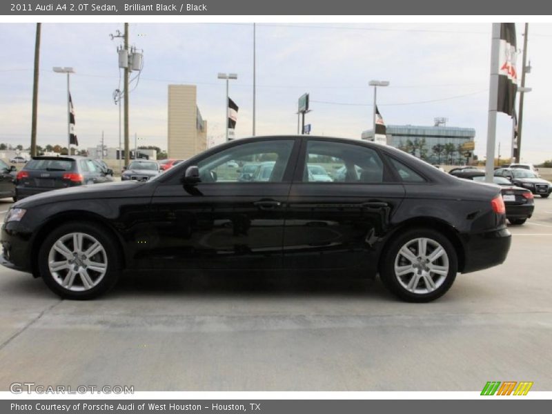 Brilliant Black / Black 2011 Audi A4 2.0T Sedan