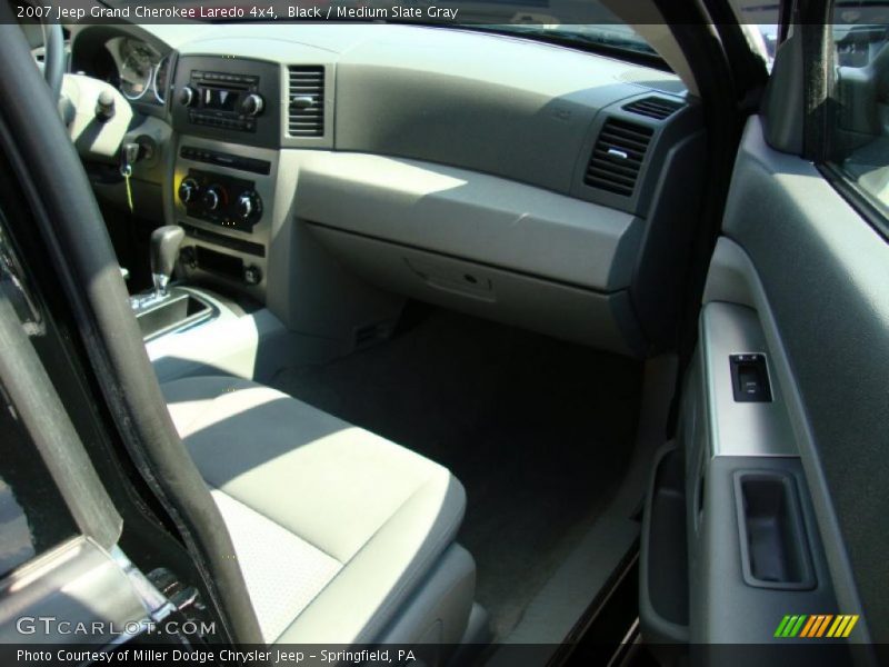 Black / Medium Slate Gray 2007 Jeep Grand Cherokee Laredo 4x4