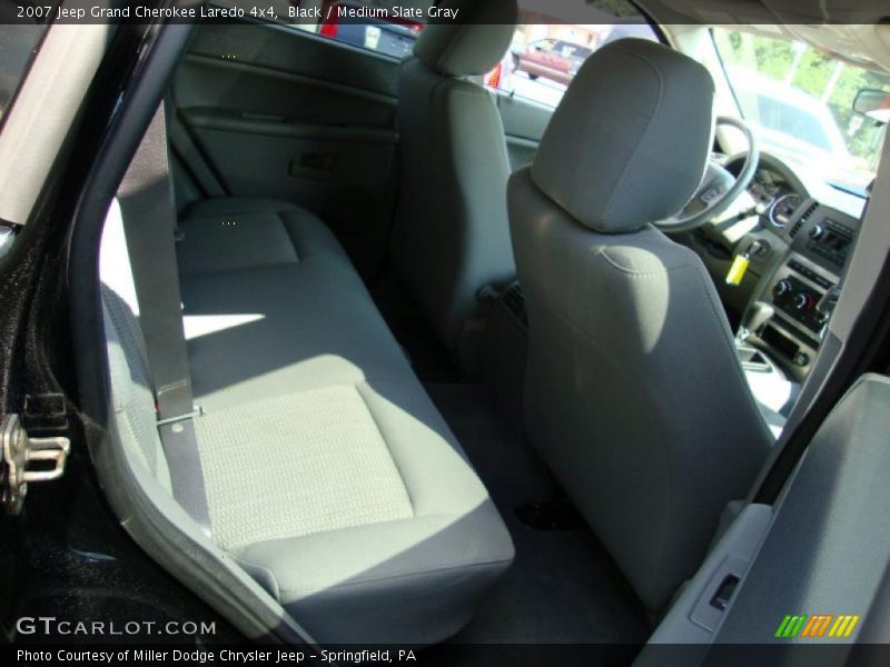Black / Medium Slate Gray 2007 Jeep Grand Cherokee Laredo 4x4