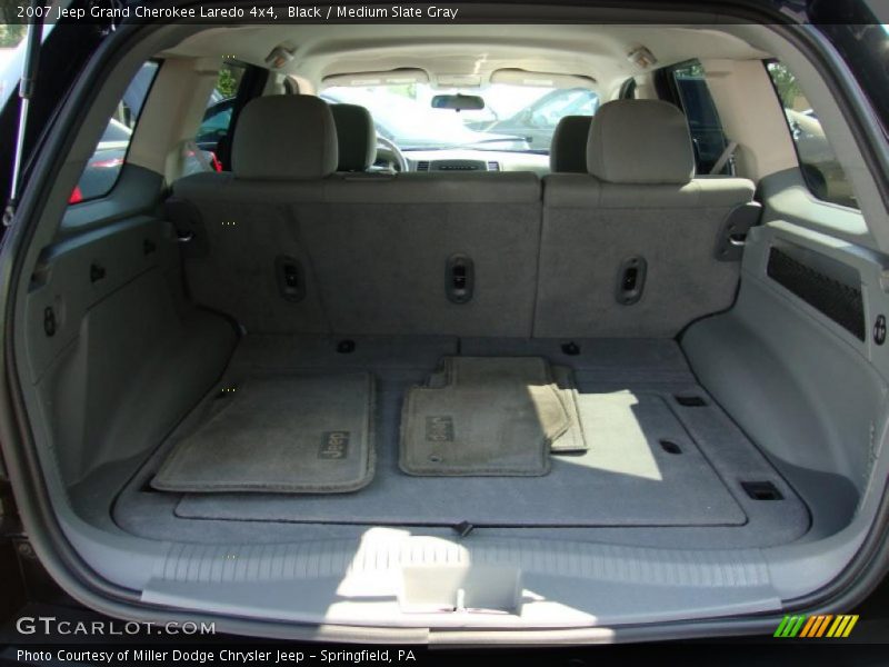 Black / Medium Slate Gray 2007 Jeep Grand Cherokee Laredo 4x4