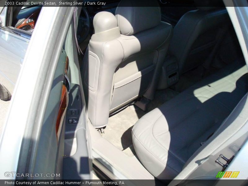 Sterling Silver / Dark Gray 2003 Cadillac DeVille Sedan