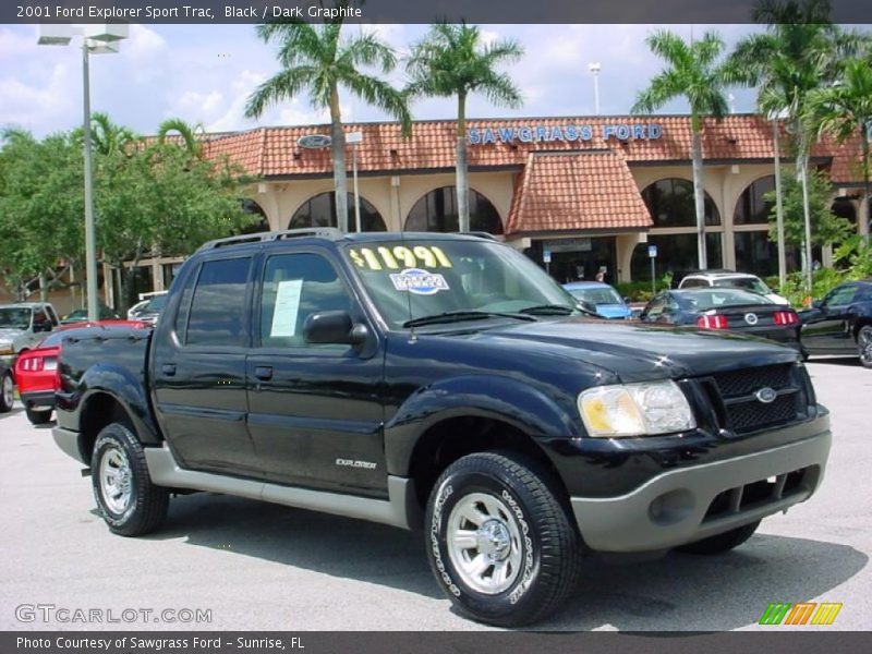 Black / Dark Graphite 2001 Ford Explorer Sport Trac