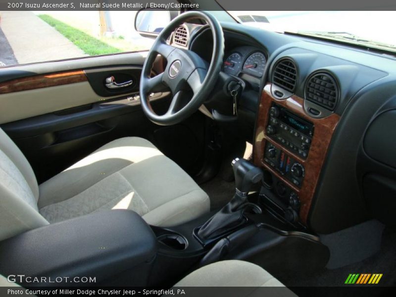 Natural Suede Metallic / Ebony/Cashmere 2007 Isuzu Ascender S