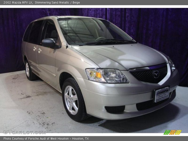 Shimmering Sand Metallic / Beige 2002 Mazda MPV LX