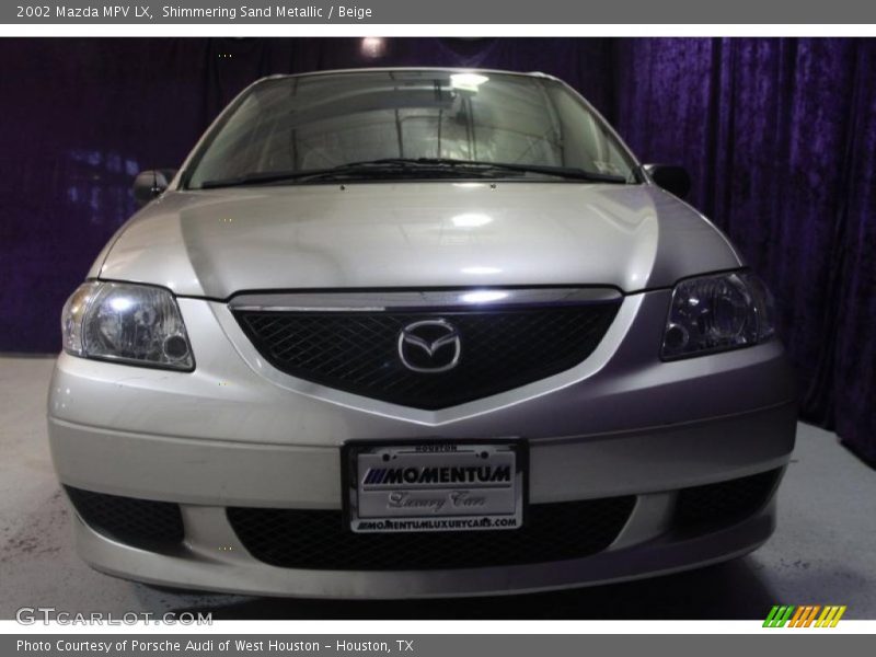 Shimmering Sand Metallic / Beige 2002 Mazda MPV LX