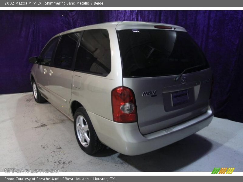 Shimmering Sand Metallic / Beige 2002 Mazda MPV LX