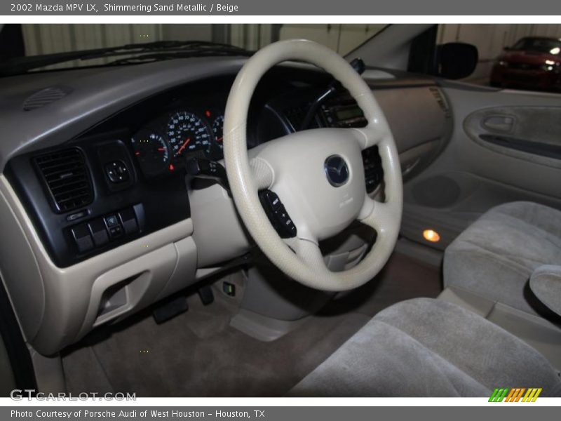 Shimmering Sand Metallic / Beige 2002 Mazda MPV LX