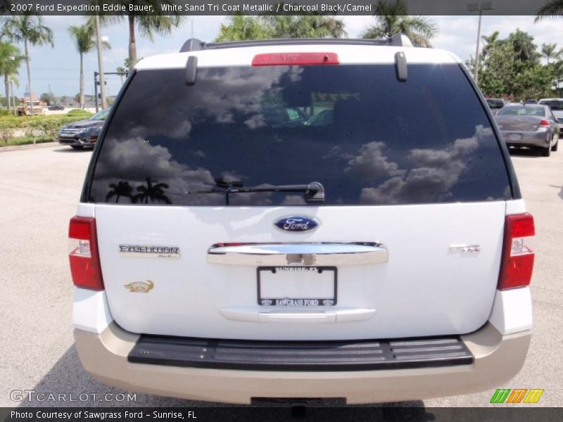 White Sand Tri Coat Metallic / Charcoal Black/Camel 2007 Ford Expedition Eddie Bauer