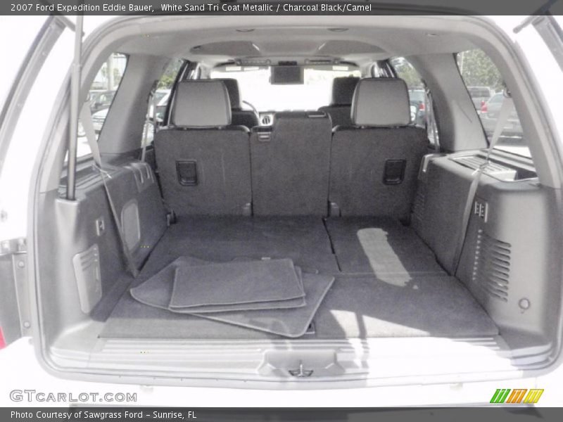 White Sand Tri Coat Metallic / Charcoal Black/Camel 2007 Ford Expedition Eddie Bauer