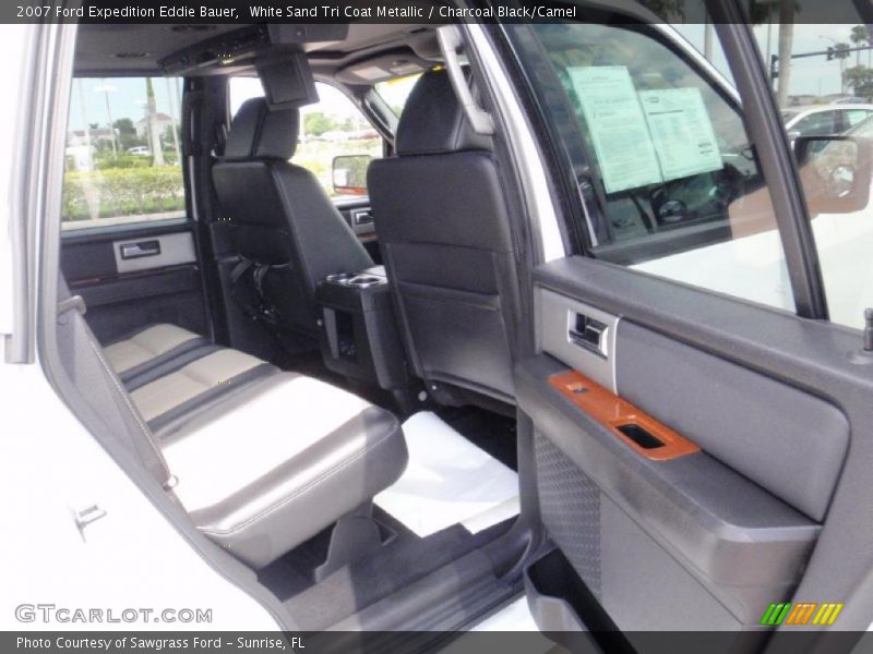 White Sand Tri Coat Metallic / Charcoal Black/Camel 2007 Ford Expedition Eddie Bauer